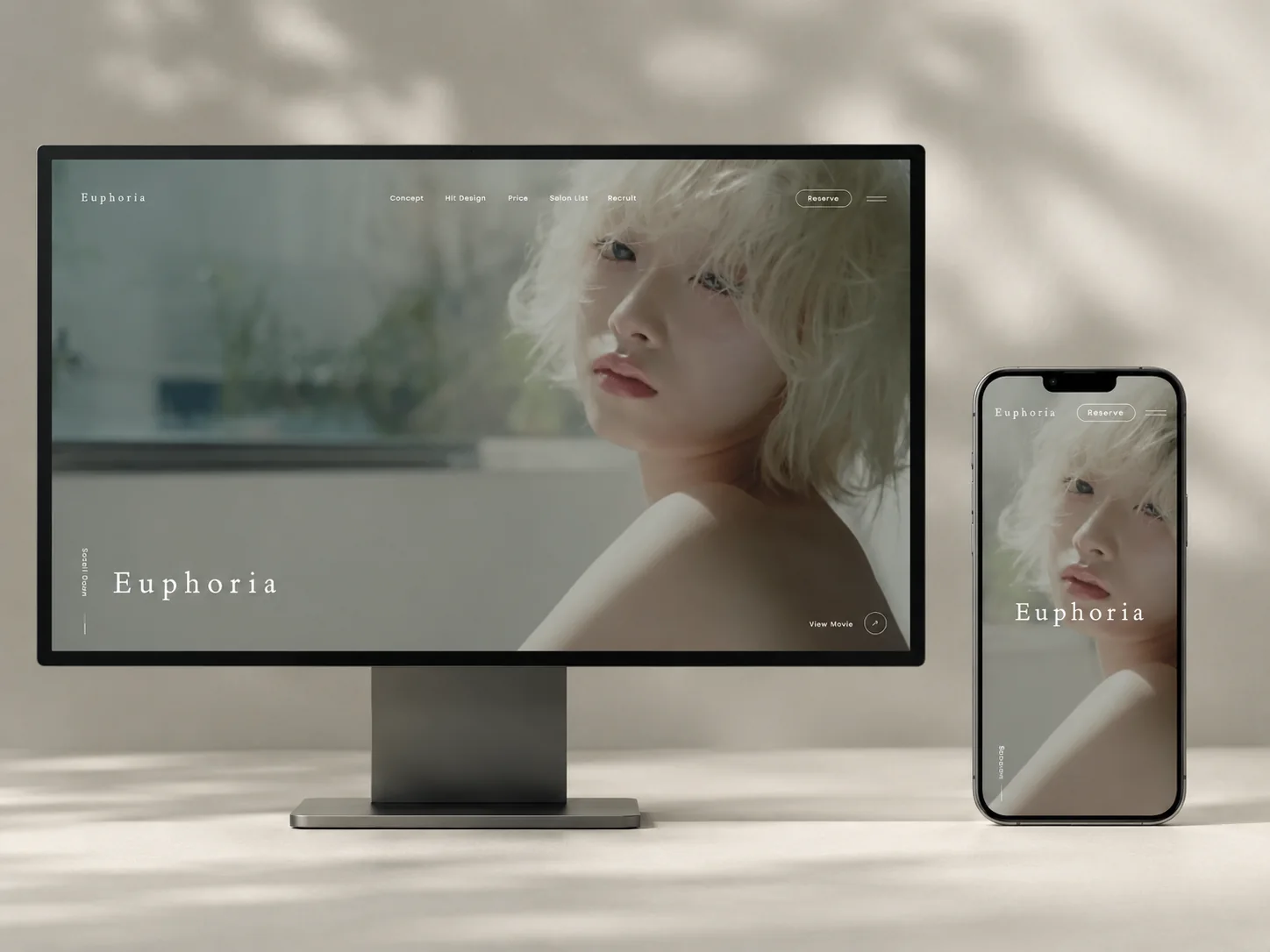 Euphoria ヘアサロン ブランドサイト
